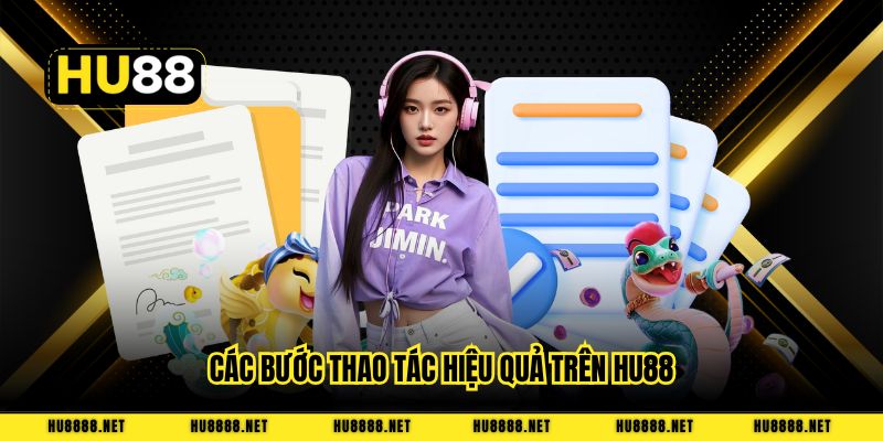 Các bước thao tác hiệu quả trên HU88