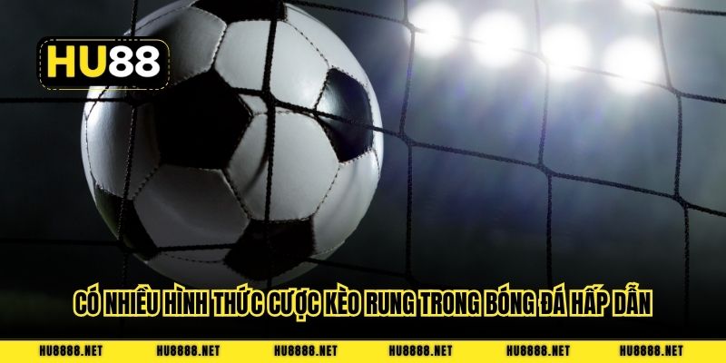 Có nhiều hình thức cược kèo rung trong bóng đá hấp dẫn